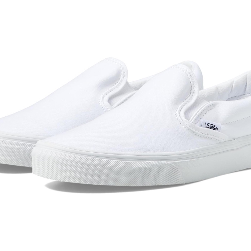 Vans Classic Slip-on Core Classics Skate Shoes in White- Size 7.5 Men/9 Women